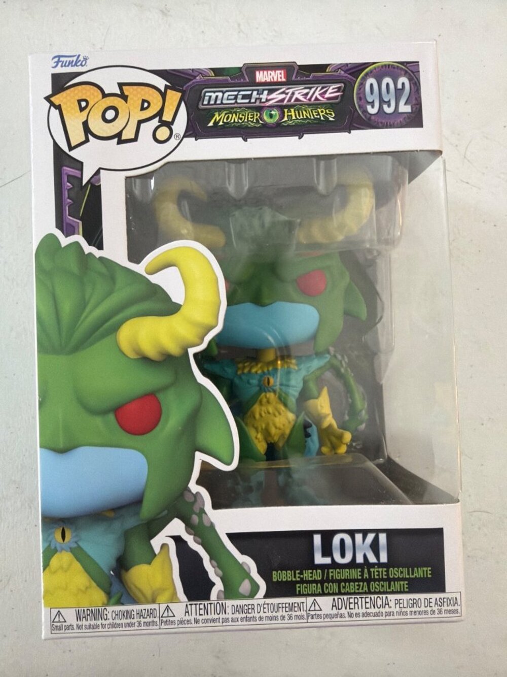 Funko Pop Marvel Mech Strike Monster Hunters Loki #992 Collectible Vinyl Figure